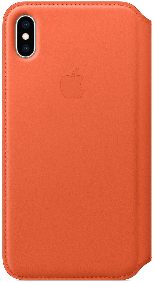 

Чехол Folio для iPhone XS Max, кожа, «тёплый закат»