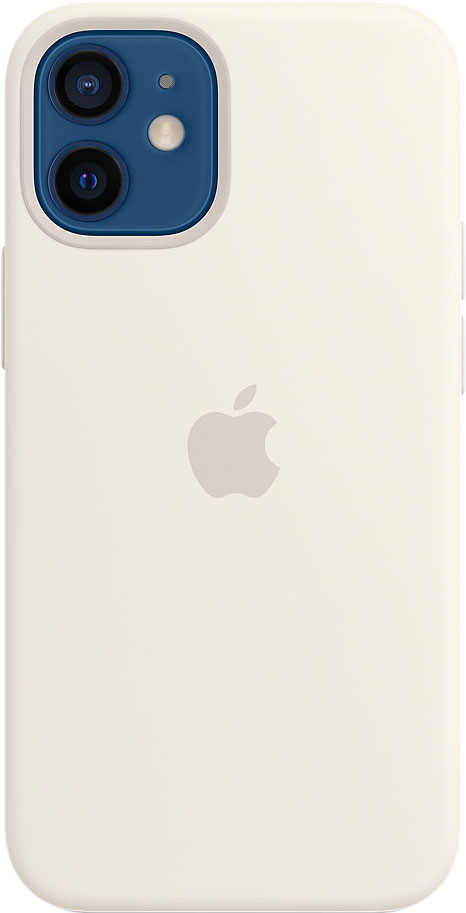 фото Чехол magsafe для iphone 12 mini, силикон, белый apple