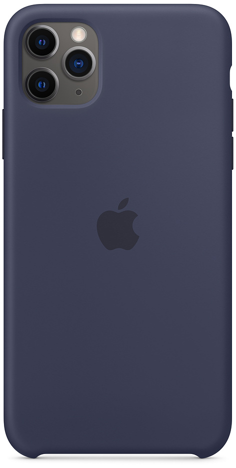 

Чехол для iPhone 11 Pro Max Silicone, тёмно‑синий