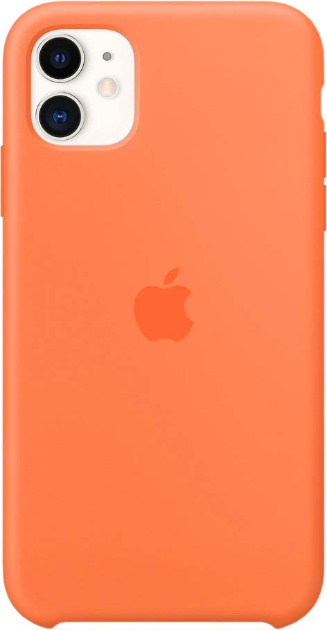 

Чехол для iPhone 11, силикон, «оранжевый витамин»