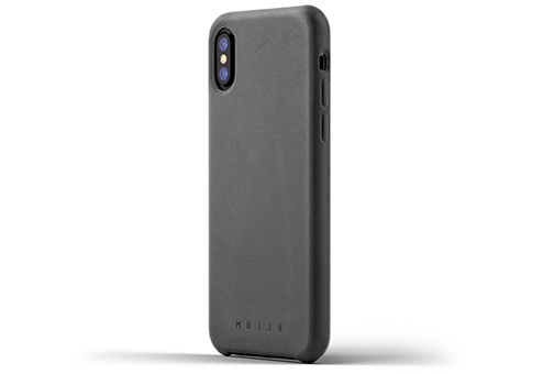 

MUJJO-CS-095-GY Чехол Mujjo Full Leather Case для iPhone X серый