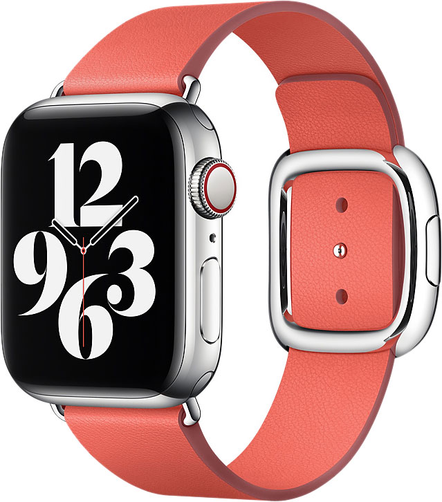 фото Ремешок цвет watch 40 мм, с современной пряжкой, размер m, «розовый цитрус» apple