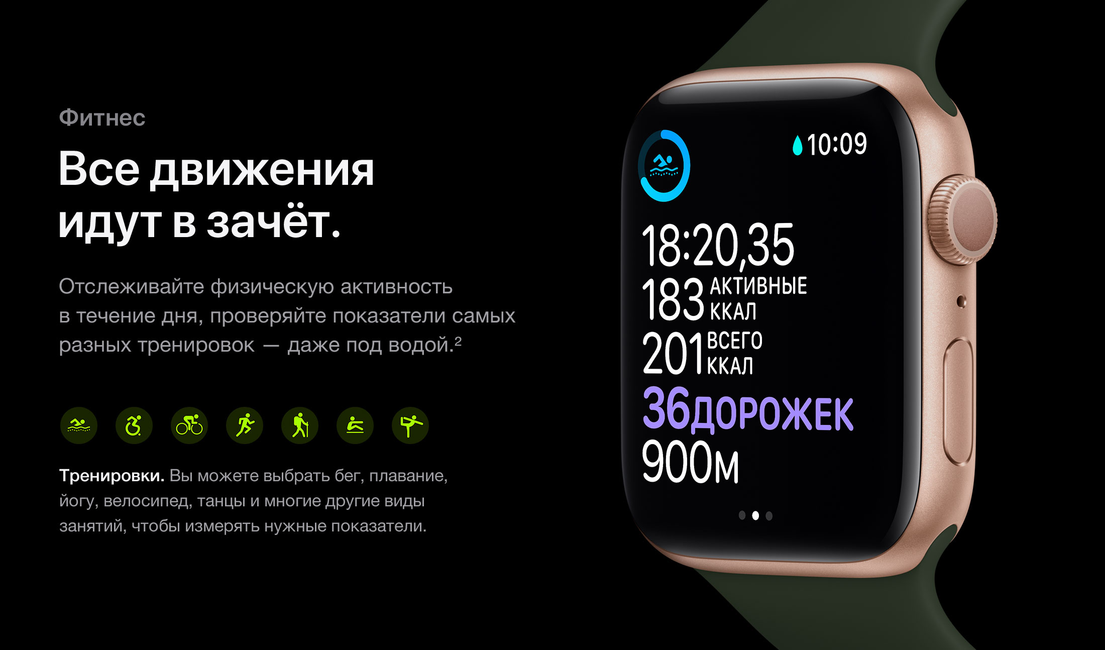 Купить Apple Watch Nike Series 6, 40 мм 