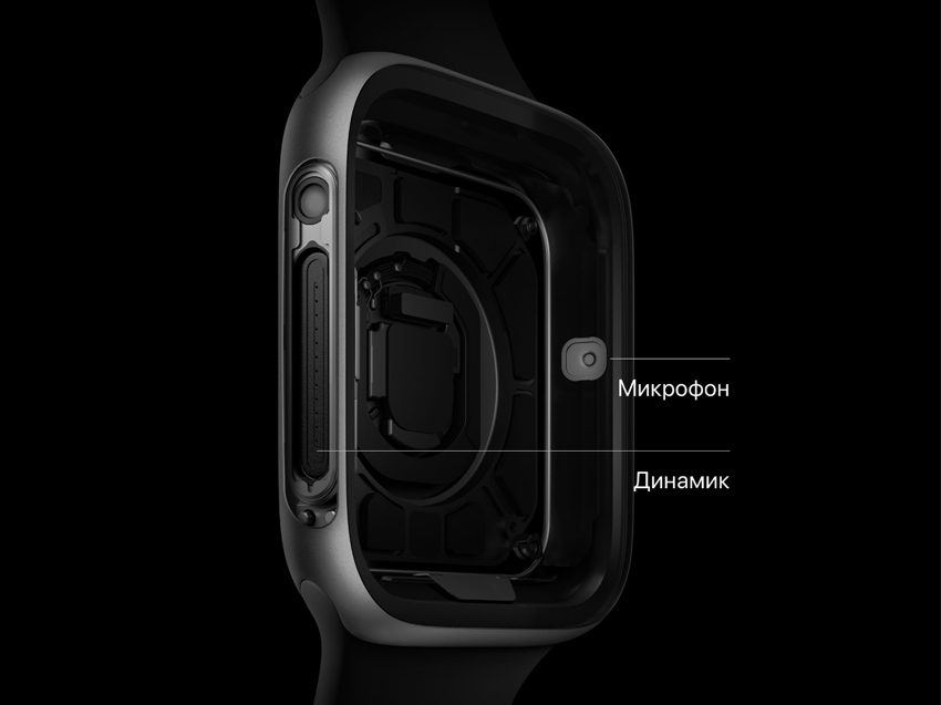 Динамик в Apple Watch 4 Series