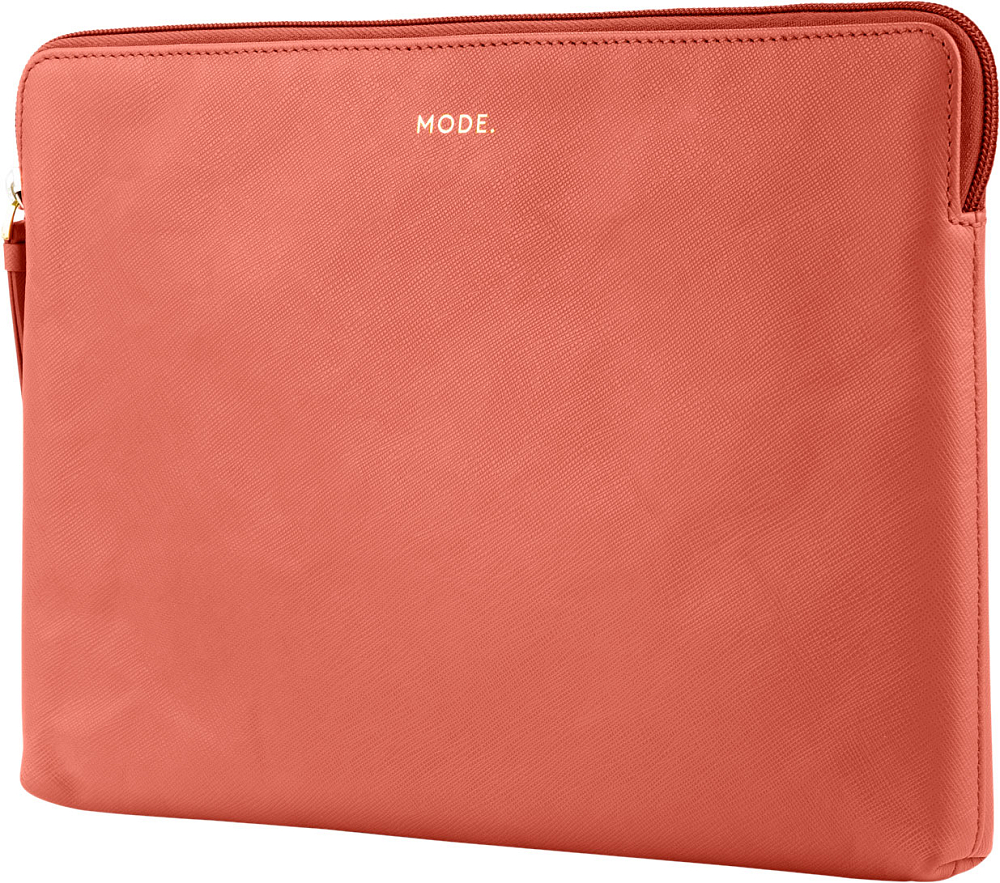 

Чехол-конверт MODE Paris для MacBook Air 13", кожа, коралловый