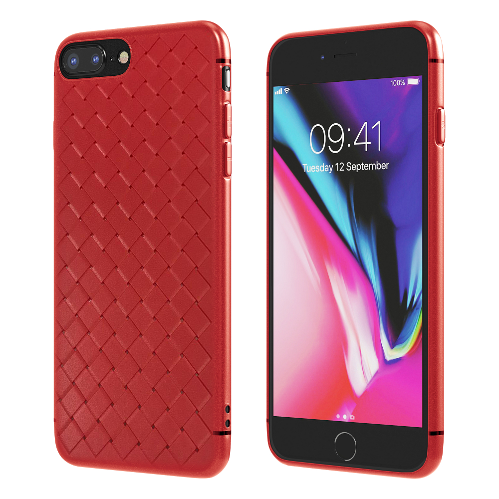 

Чехол Intessiato для iPhone 7/8 Plus, красный