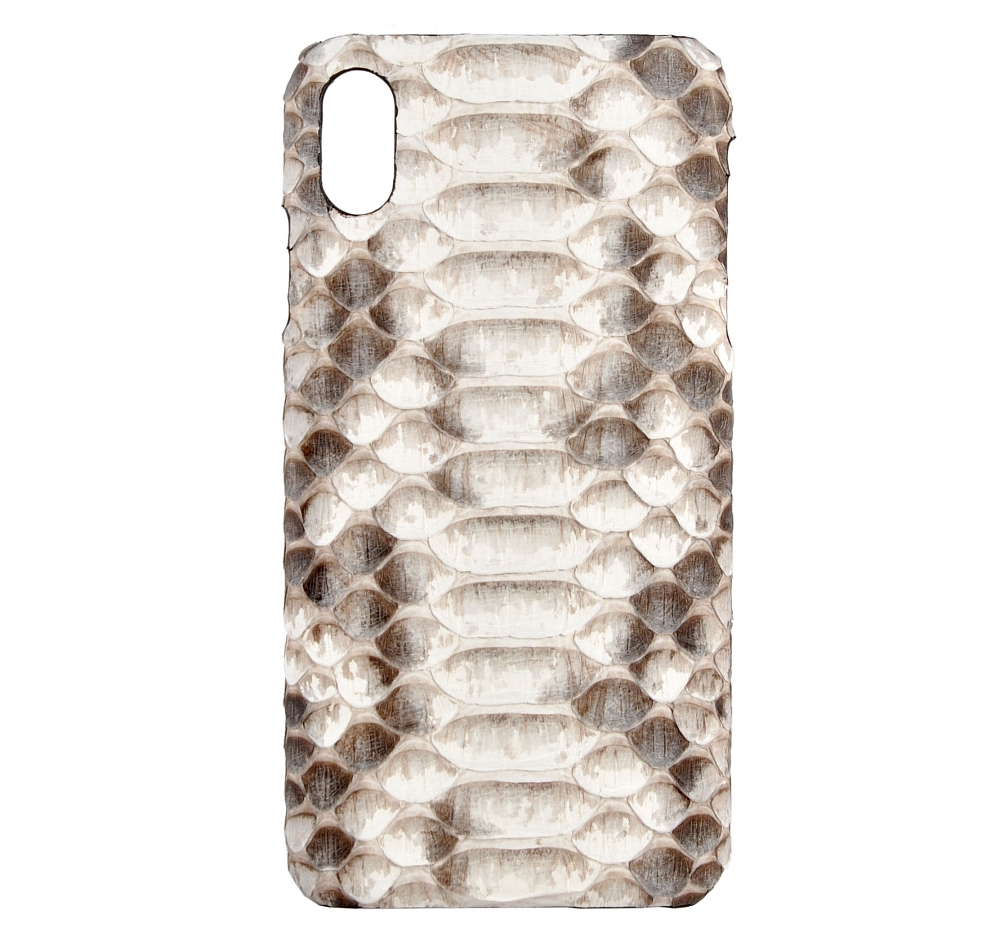 

Чехол для iPhone XR Exotic Crocodile Hard, бежевый