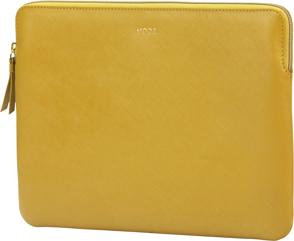 

Чехол-конверт MODE Paris для MacBook Pro 13", кожа, янтарный, Желтый, Чехол-конверт MODE Paris для MacBook Pro 13", кожа, янтарный